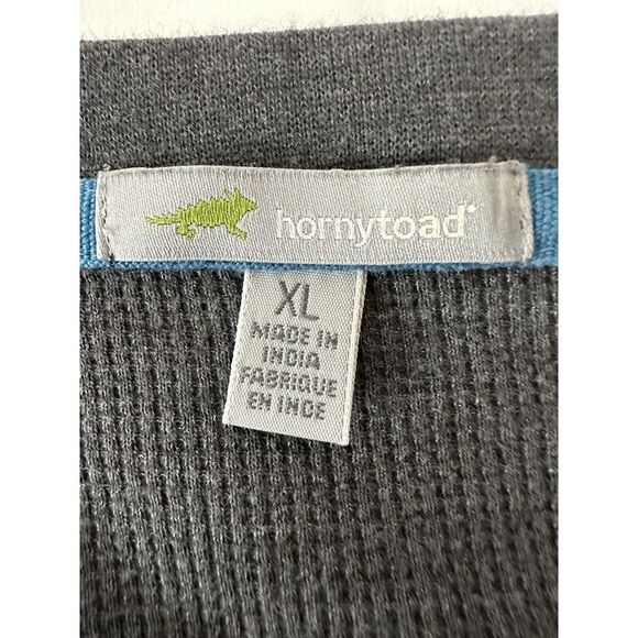 Horny Toad Pullover Thermal Shirt Mens XL Gray Long Sleeve‎ Cozy Stretch Outdoor - Picture 3 of 9